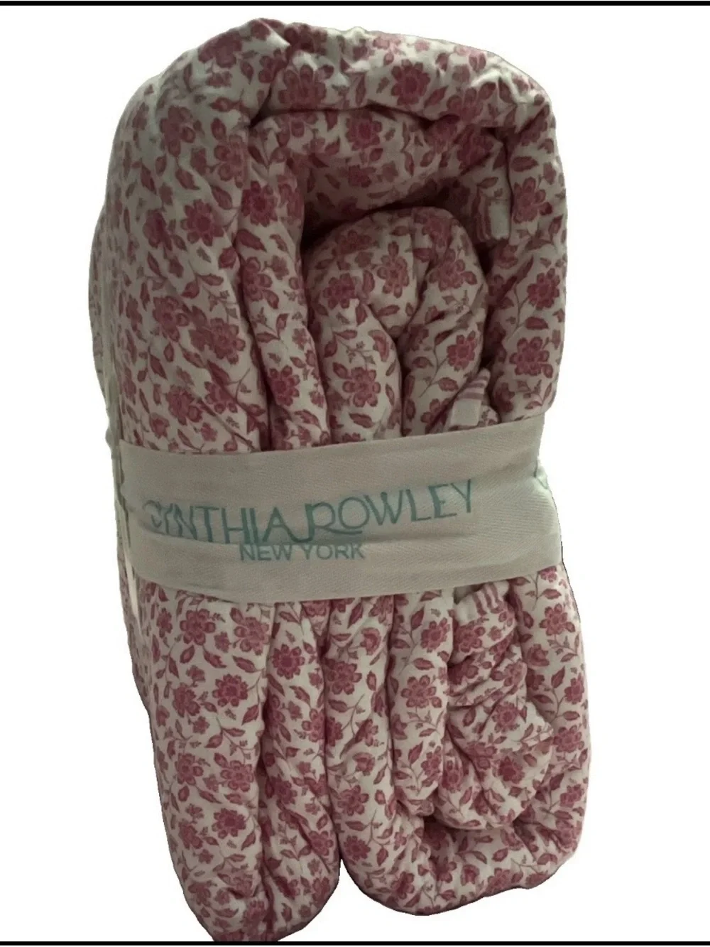 Cynthia Rowley Pink Floral Reversible Quilt Set